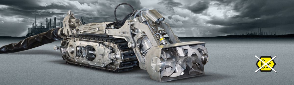 koks robotics sakal system hazardous waste cleaning robot